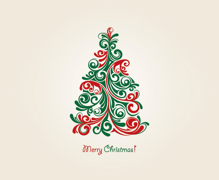 クリスマスツリーのイラスト 北欧風 | 無料イラスト素材集｜Lemon
